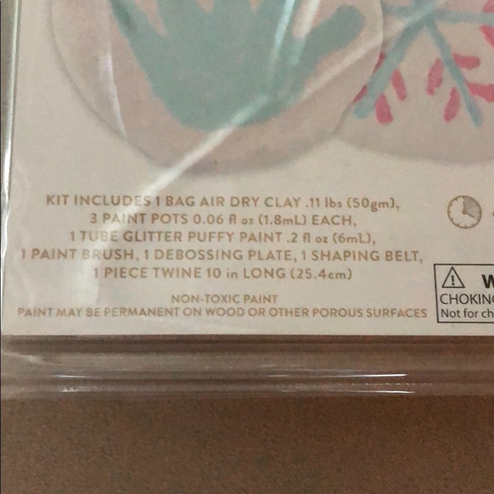 Paw / Hand print keepsake Ornament DIY Kit Nwt - Picture 2 of 4